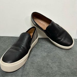 Cameron slip on by COACH genuine snakeskin leather